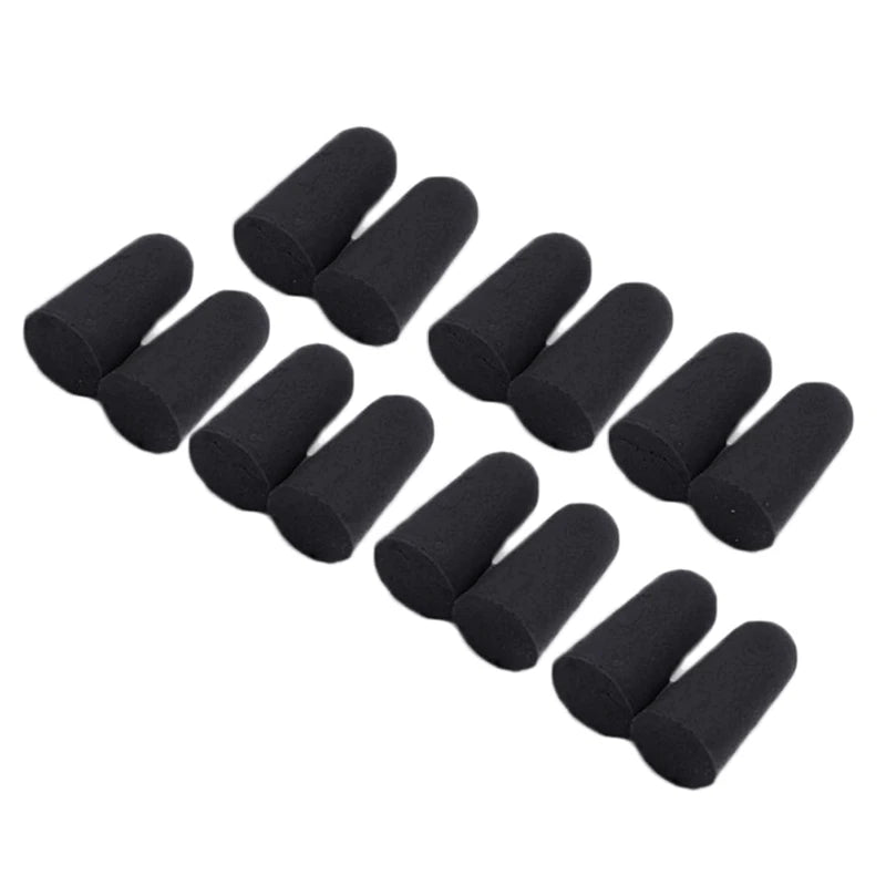 Pack of 10 Pairs Soft Foam Earplugs - Noise Reduction for Concerts & Ear Safety