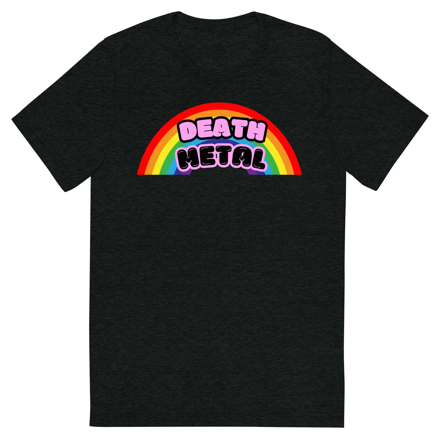 Death Metal Rainbow Tri-Blend T-Shirt