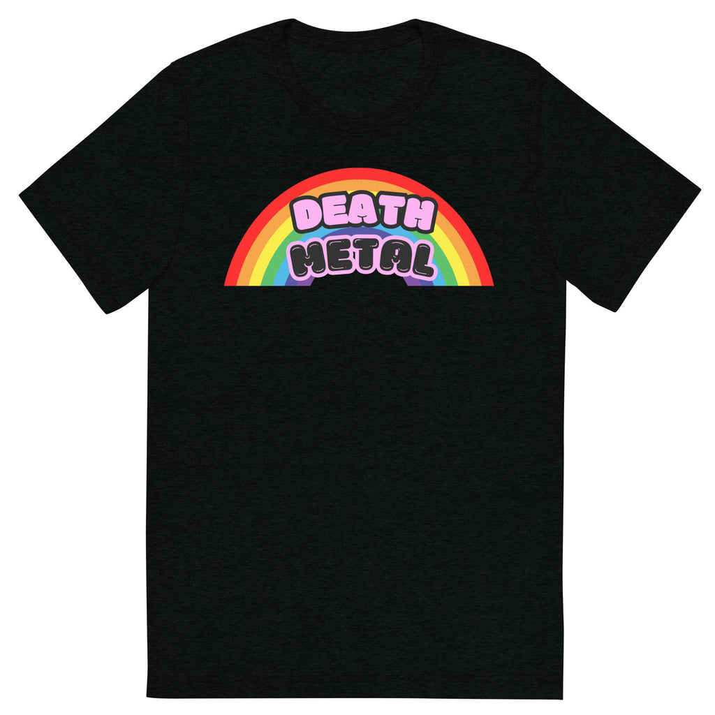 Death Metal Rainbow Tri-Blend T-Shirt