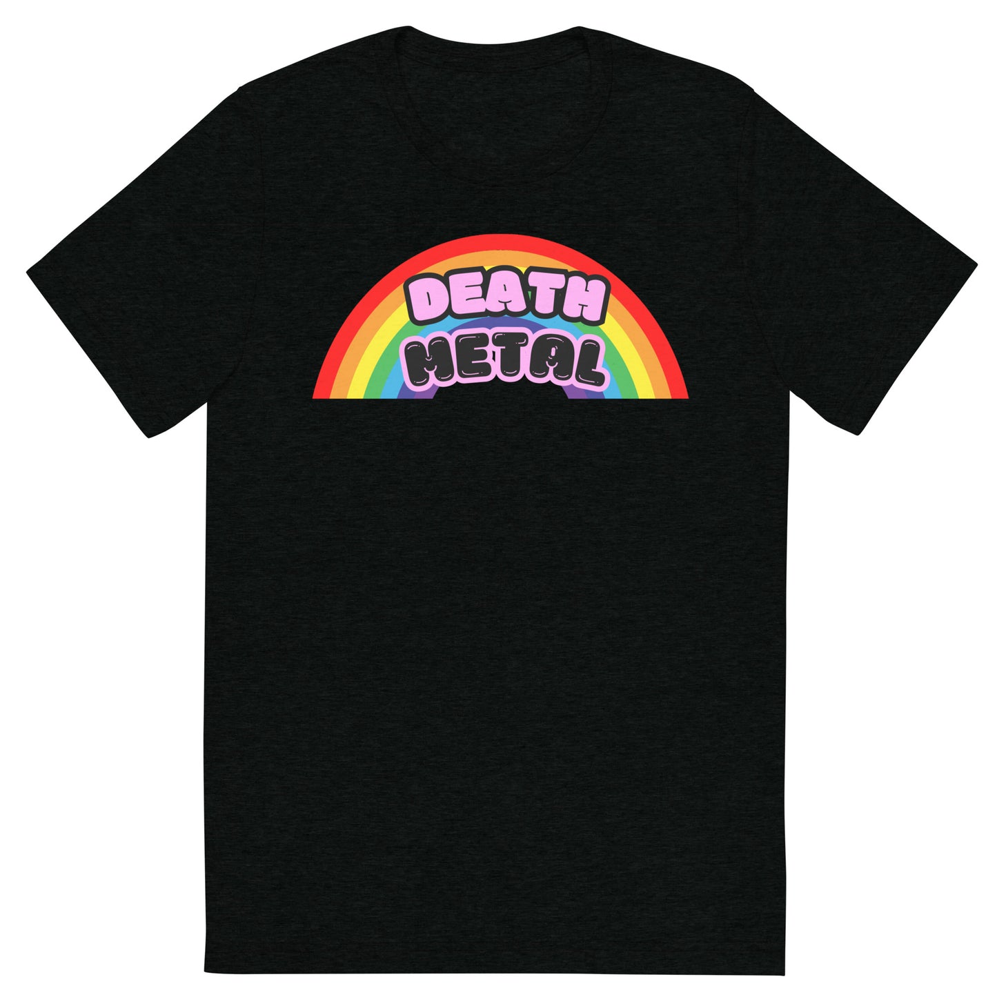 Death Metal Rainbow Tri-Blend T-Shirt