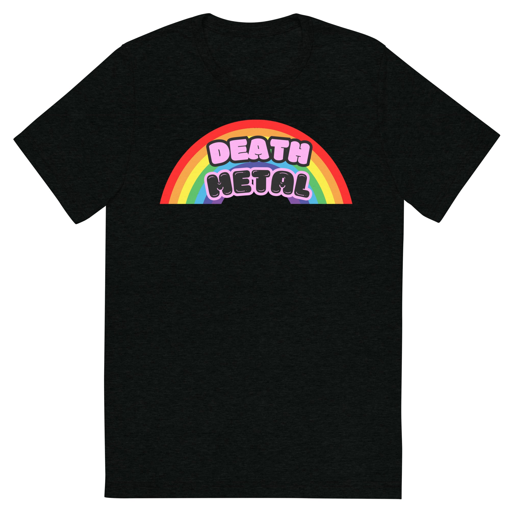 Death Metal Rainbow Tri-Blend T-Shirt
