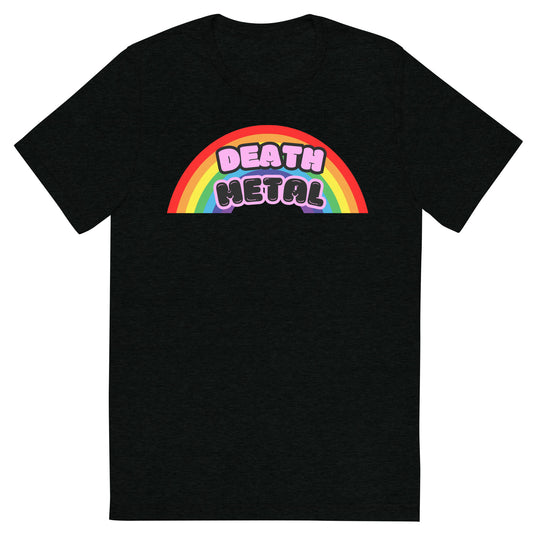 Death Metal Rainbow Tri-Blend T-Shirt