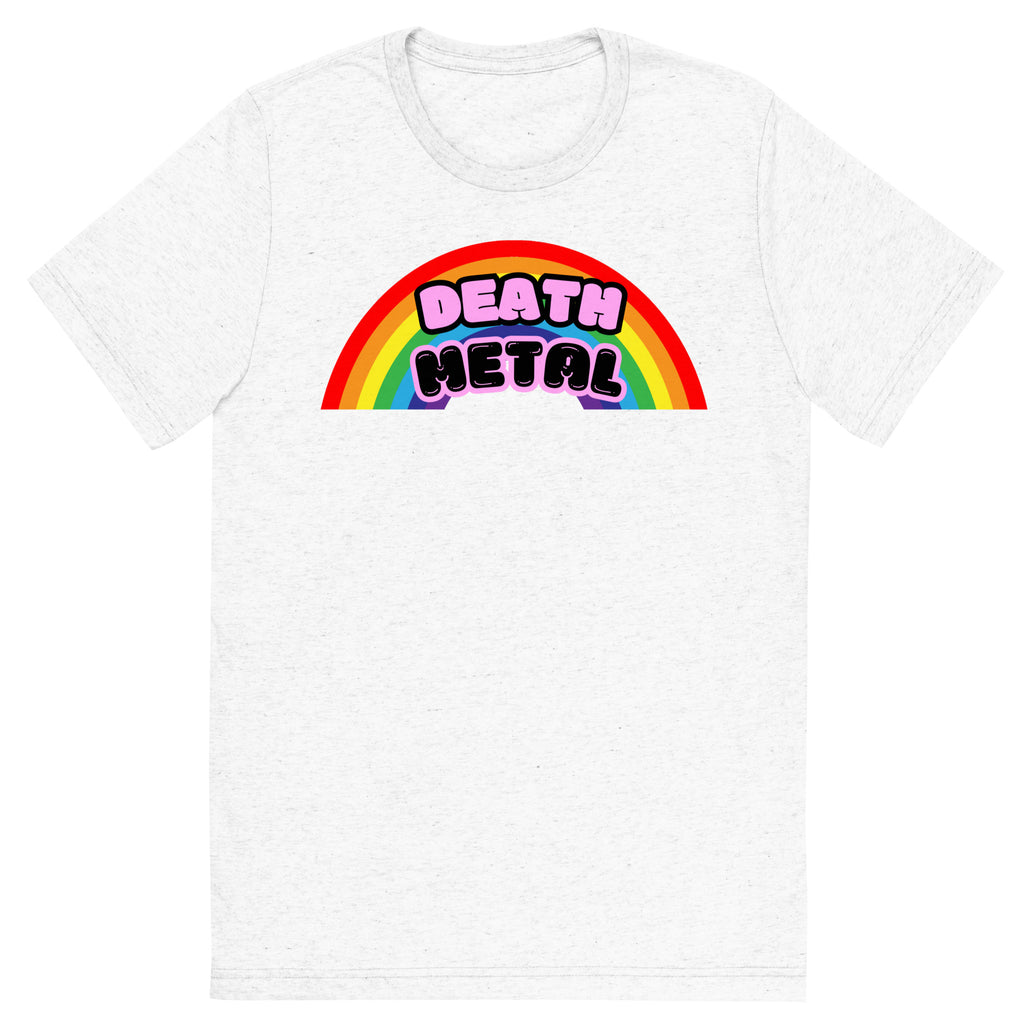 Death Metal Rainbow Tri-Blend T-Shirt