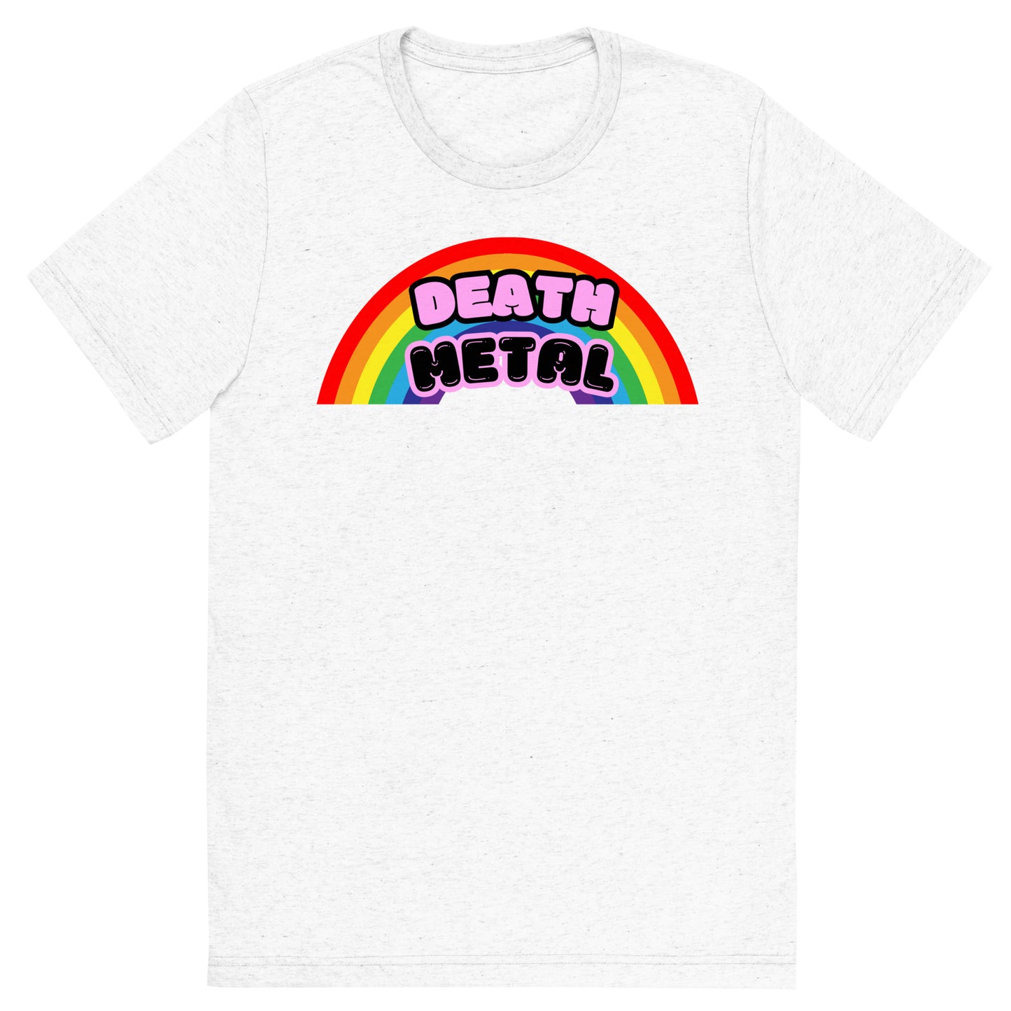 Death Metal Rainbow Tri-Blend T-Shirt