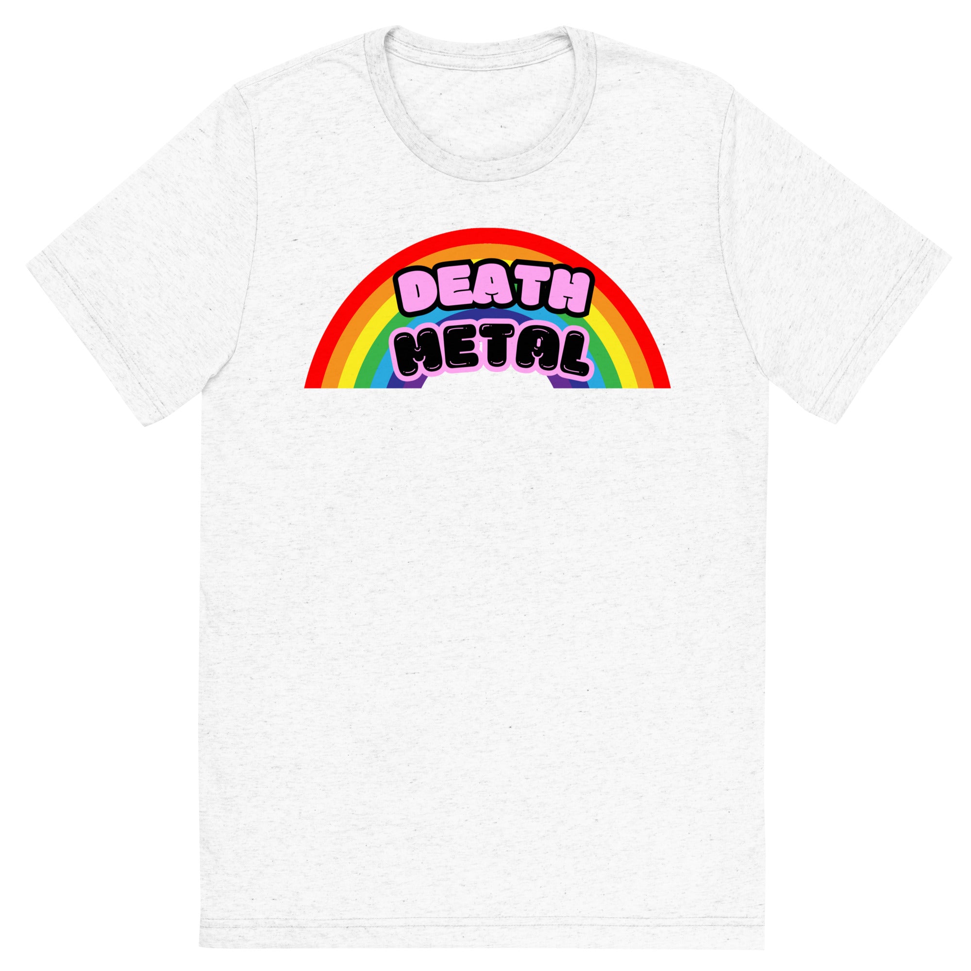 Death Metal Rainbow Tri-Blend T-Shirt