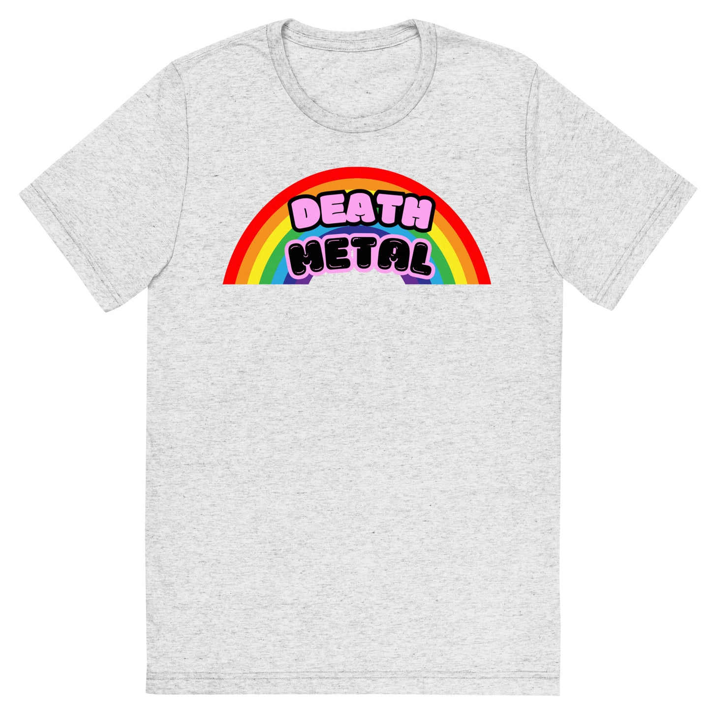 Death Metal Rainbow Tri-Blend T-Shirt